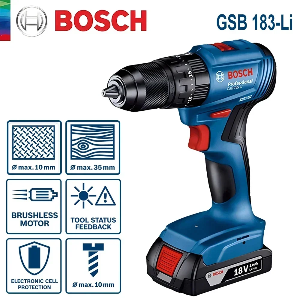 Bosch GSB183-LI 18V Cordless I - Torque Wrench ulasan dan harga